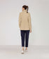 Women's Snap Button Mock Neck